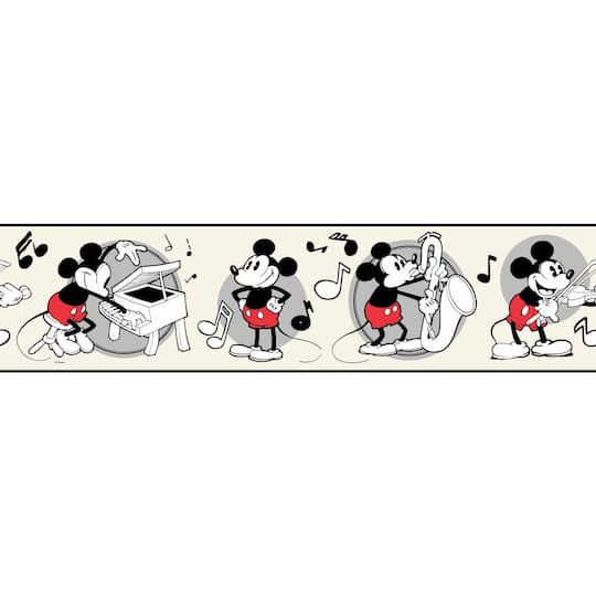 RoomMates Vintage Disney Mickey Mouse Peel & Stick Border | 5" x 15ft | Michaels®
